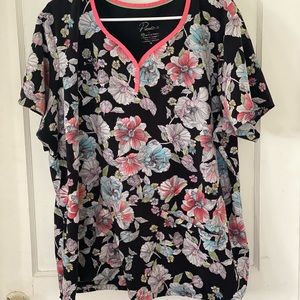 Healing hands scrub top